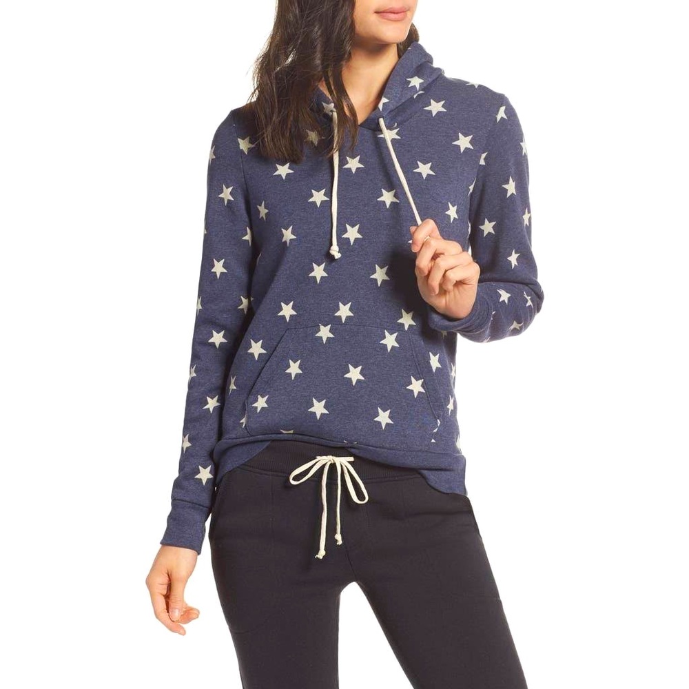 Alternative Apparel Blue Star Hoodie